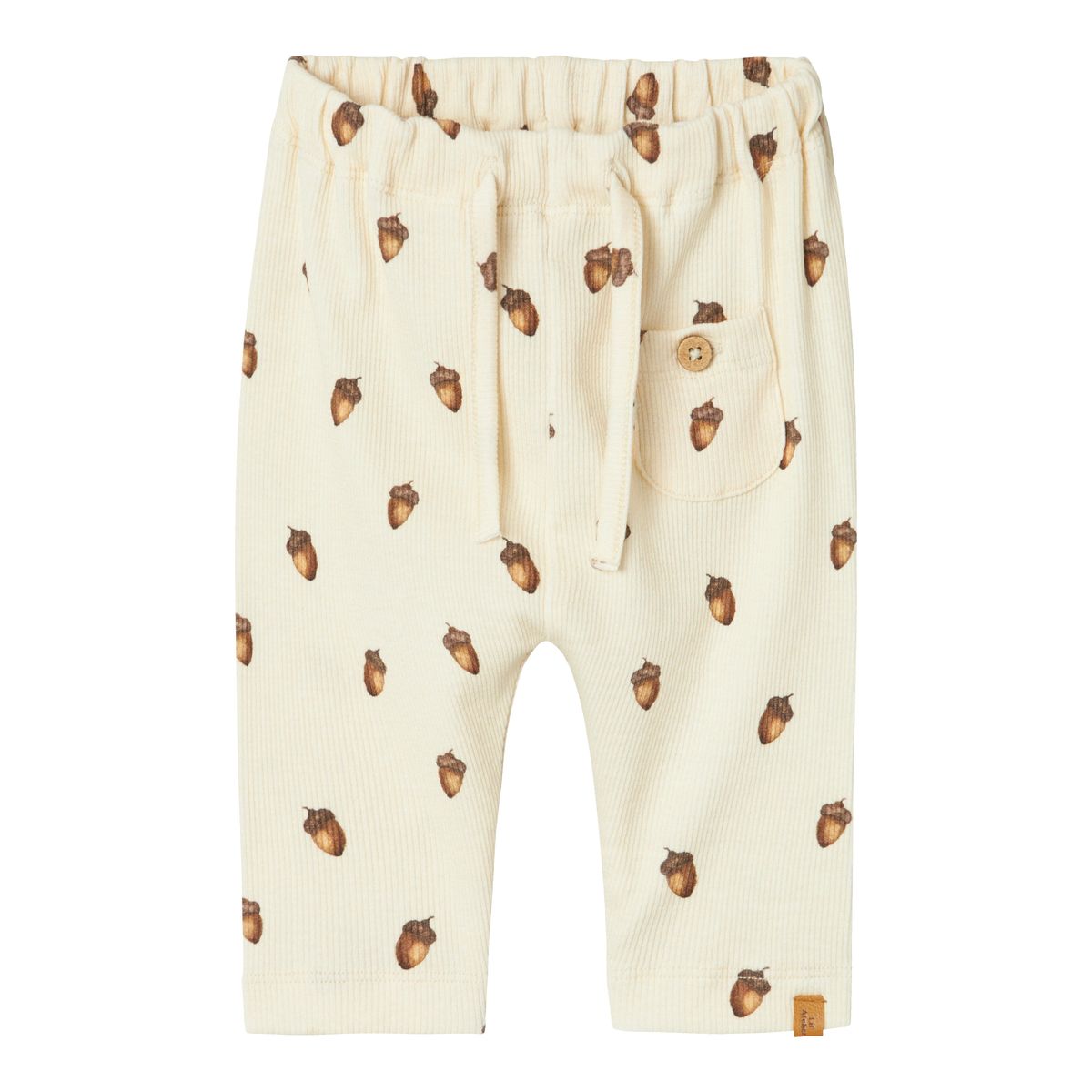 Lil Atelier Gavo Elf Loose Pants - Turtledove/Acorn - 56 cm