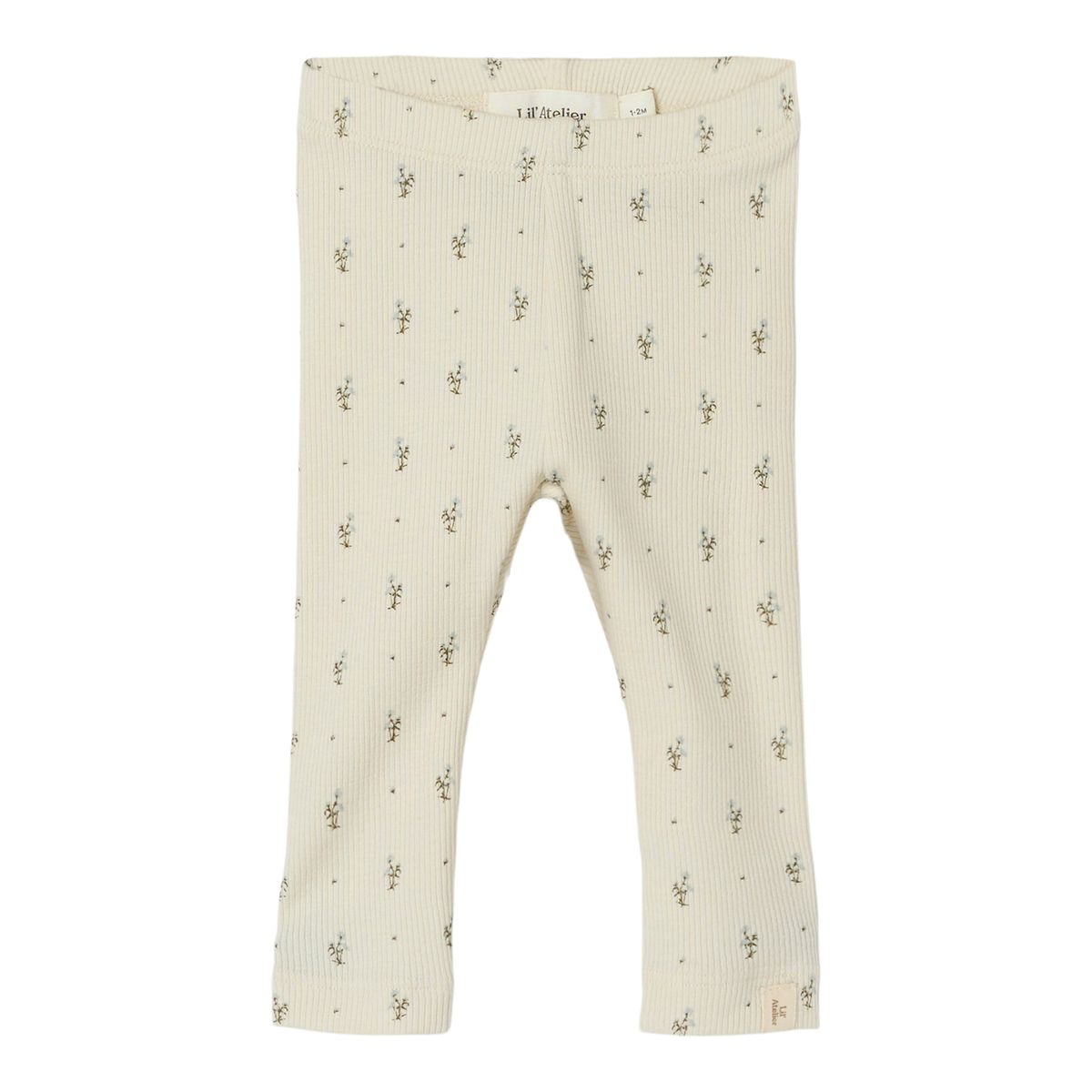 Lil Atelier Gago Kye Slim Leggings - Turtledove - 56 cm