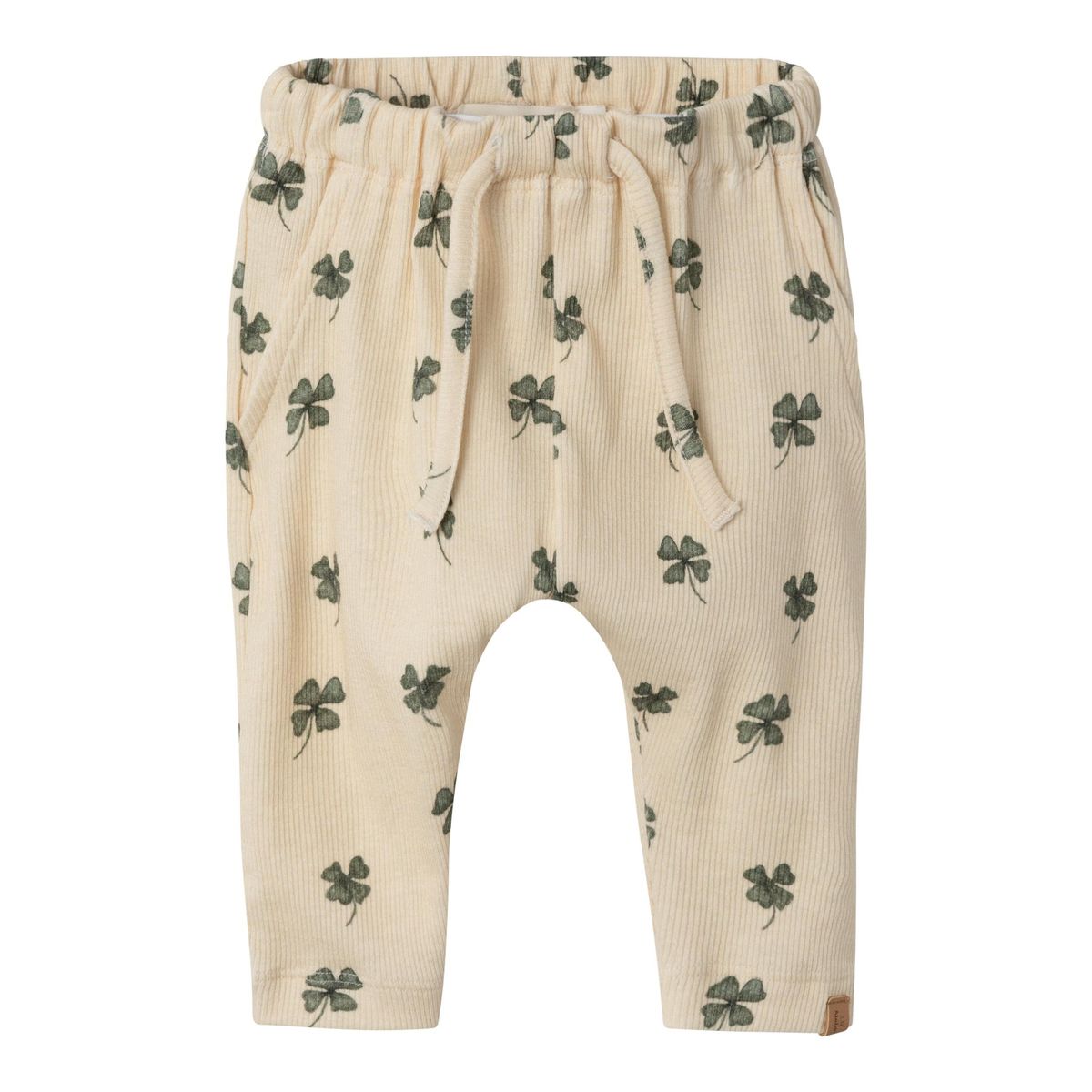 Lil Atelier Geo Loose Pant - Wood Ash - 56 cm