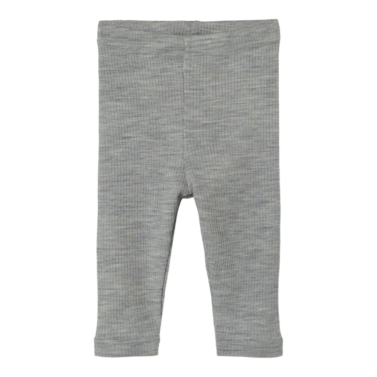 Lil Atelier Fable Wool Leggings - Grey Melange - 56cm