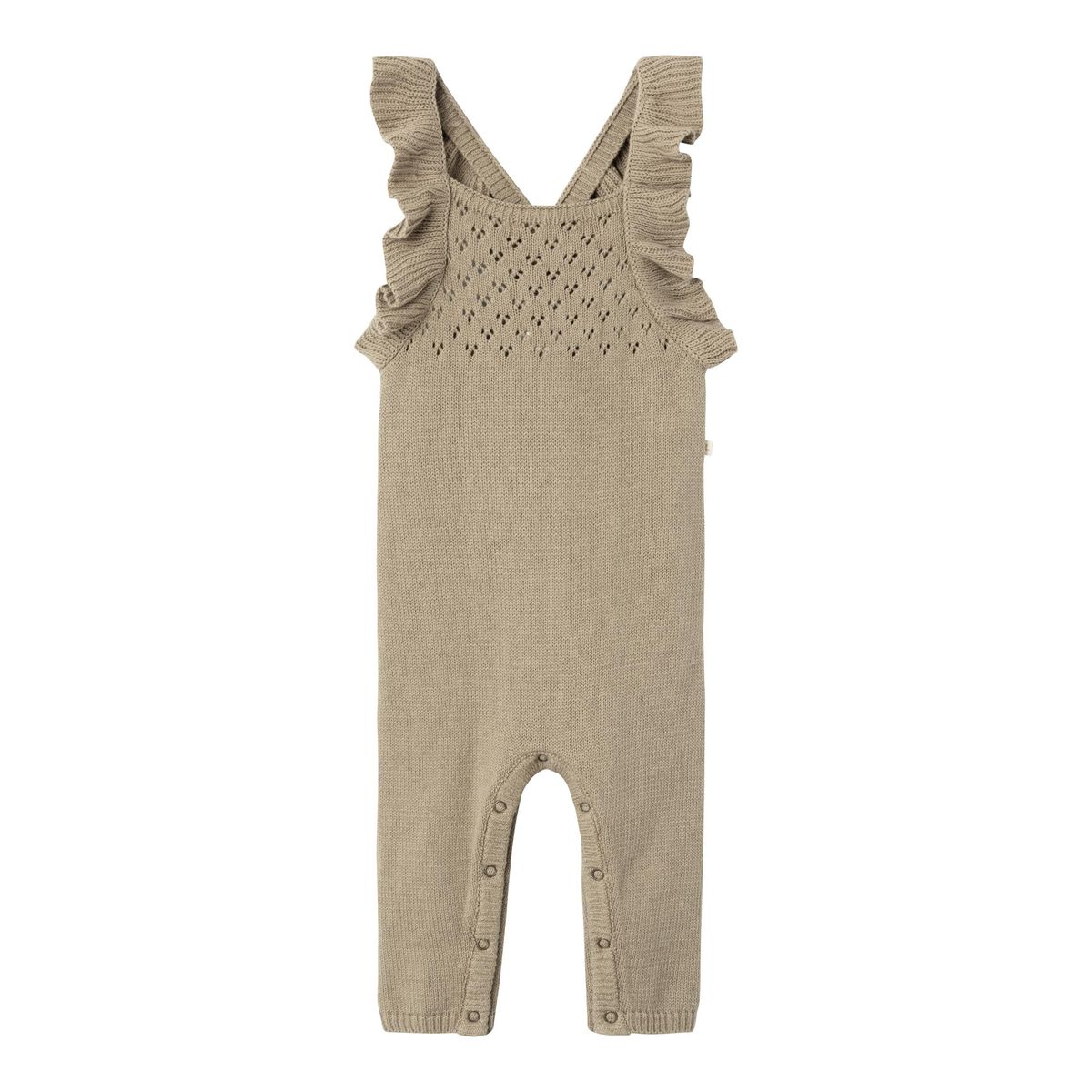 Lil Atelier Loro Knit Overall - Chinchilla - 56 cm