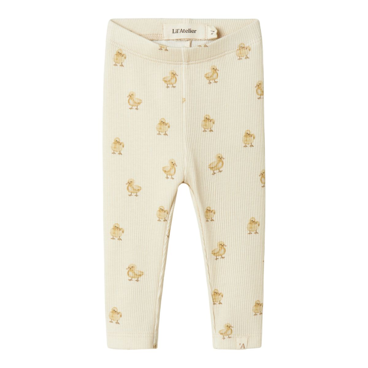 Lil Atelier Lavo Emo Leggings - Turtledove/Duck - 56 cm