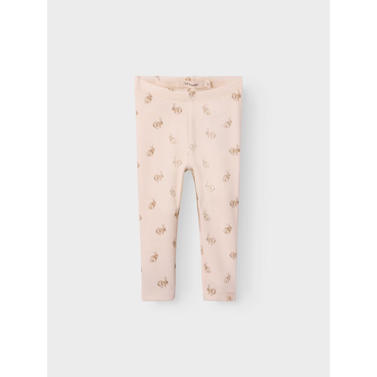 Lil Atelier Lavo Emo Leggings - Turtledove/Rabbit - 56 cm