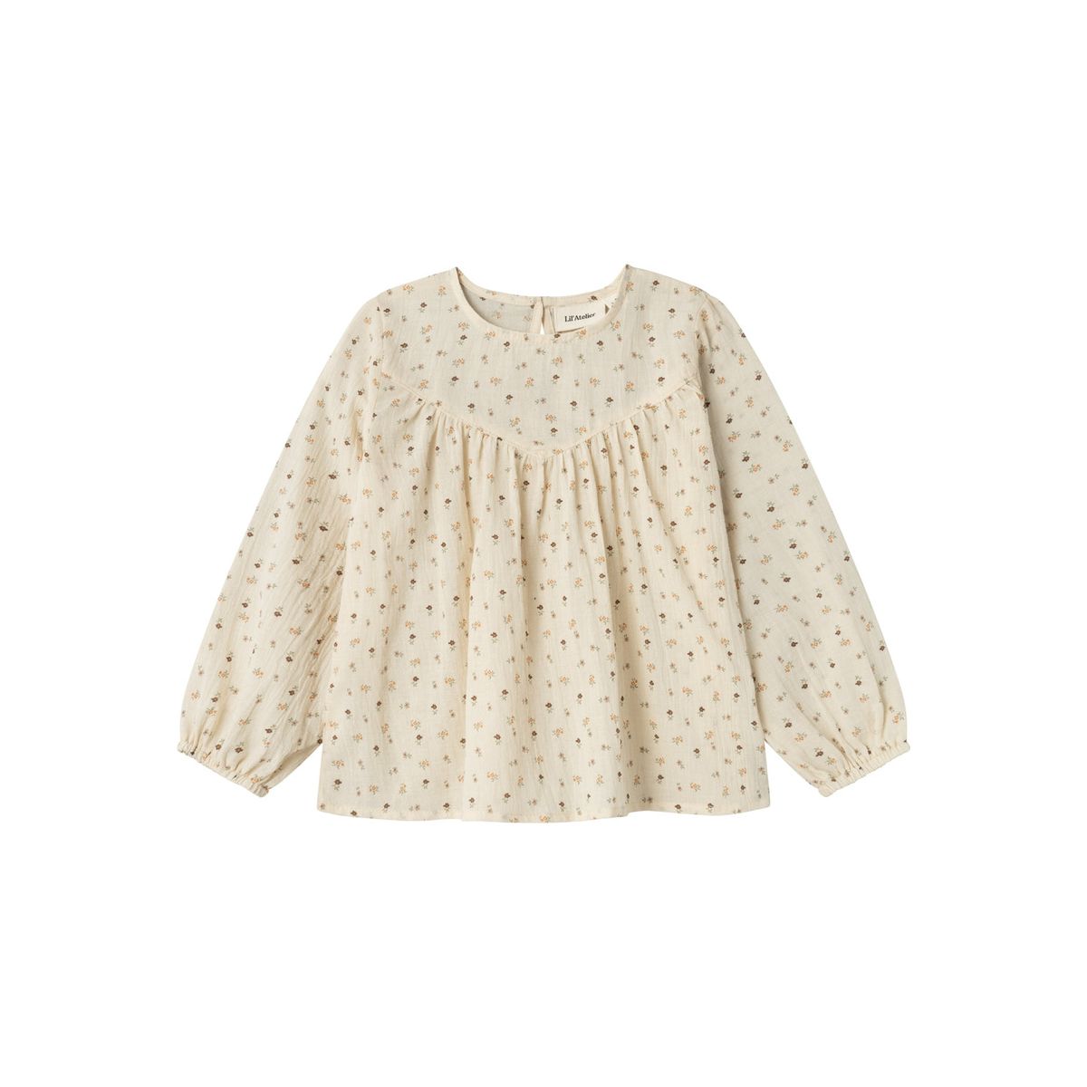 Lil Atelier Noanna Loose Shirt - Birch - 92 cm