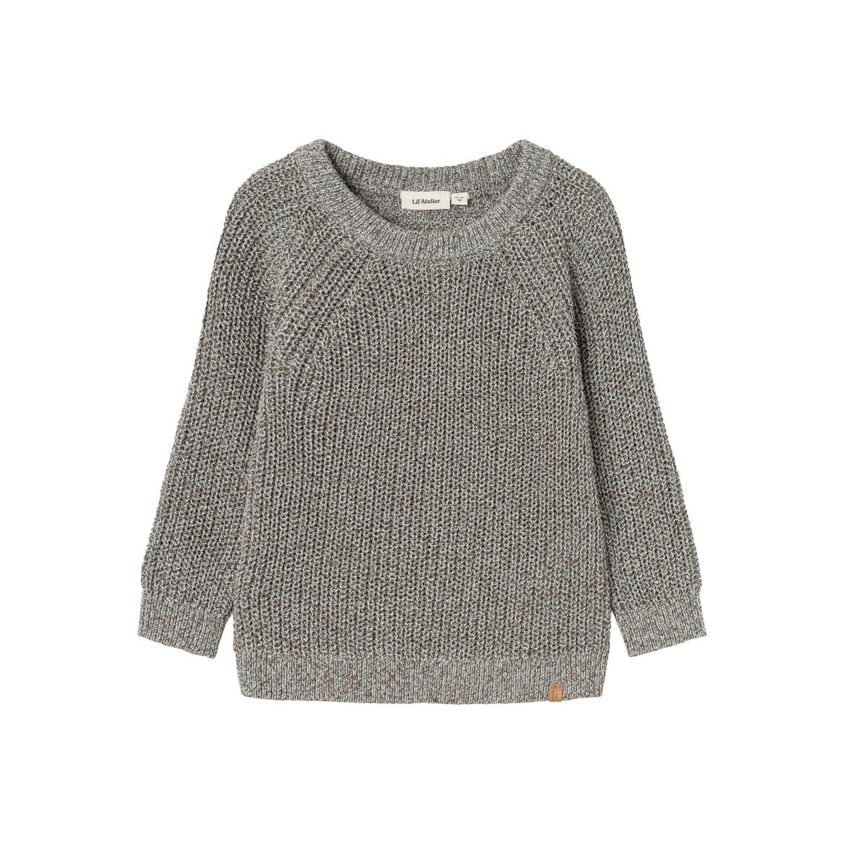 Lil Atelier Noro Knit - Sky Gray - 92 cm