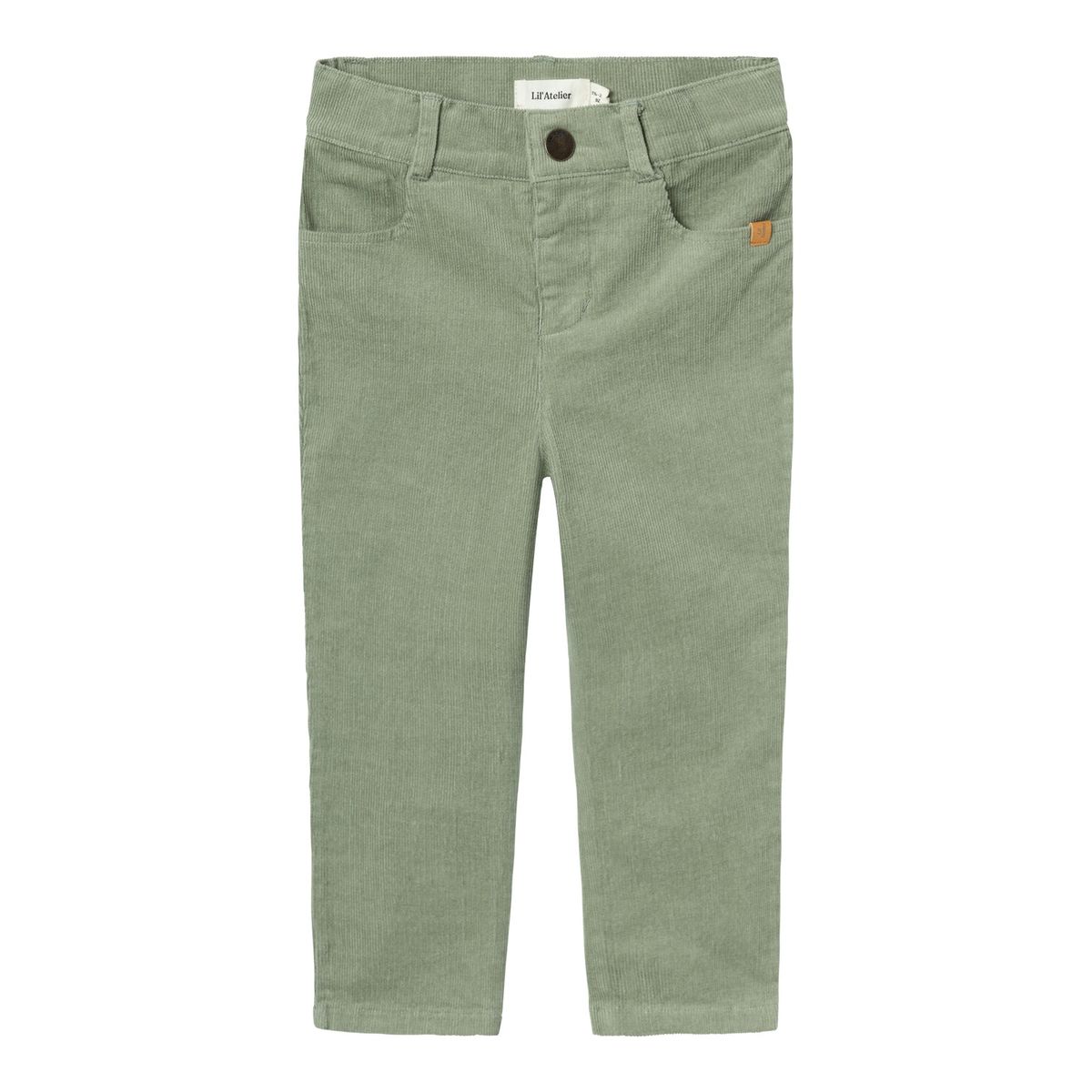 Lil Atelier Ryan Pants - Seagrass - 92 cm