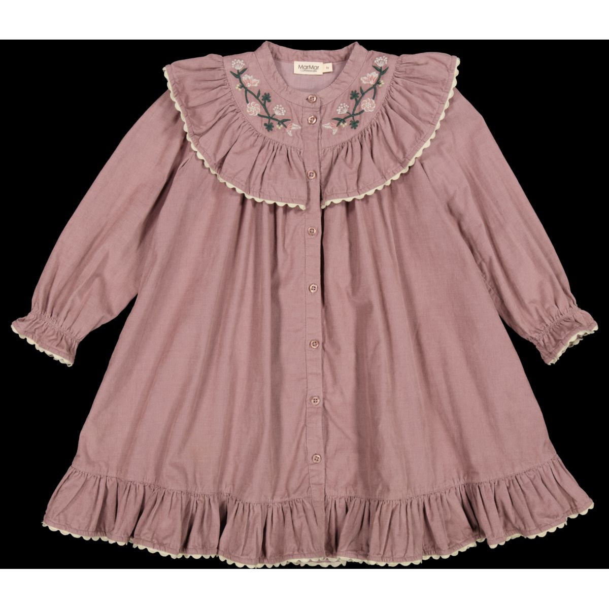 MarMar Dalina Fine Cord Dress - Dusty Mauve - 92 cm / 2 år