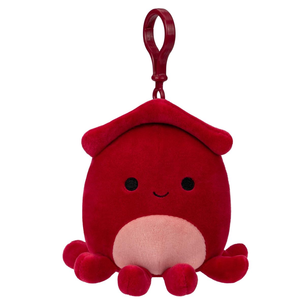 Squishmallows - Clip On Altman the Red Squid 9 cm