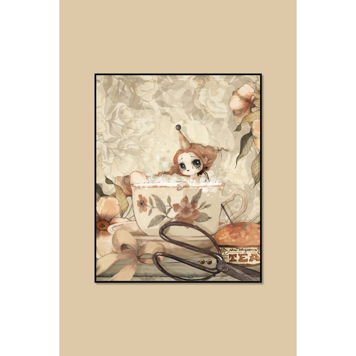 The Tea Bath Plakat 40x50 cm - Mrs. Mighetto