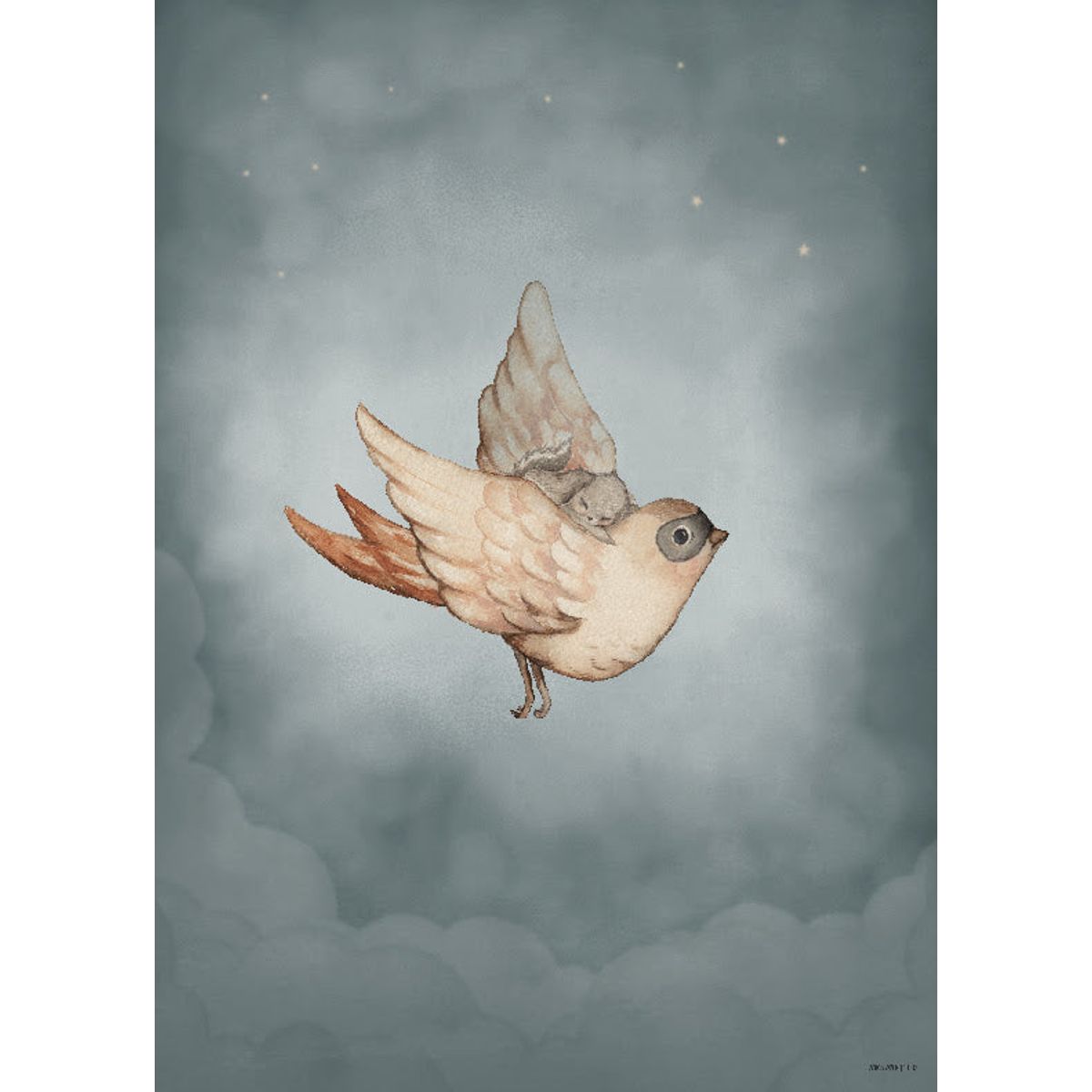 Dear Sparrow Plakat 50x70 cm - Mrs. Mighetto