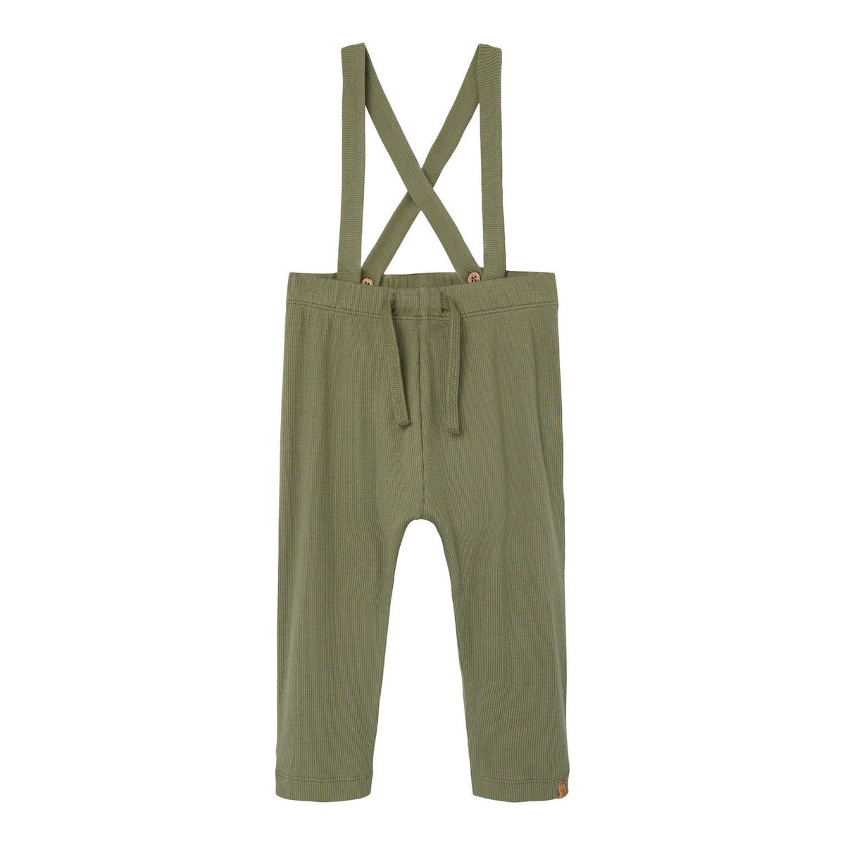 Lil Atelier Gago Loose Pants med Seler - Oil Green - 56 cm