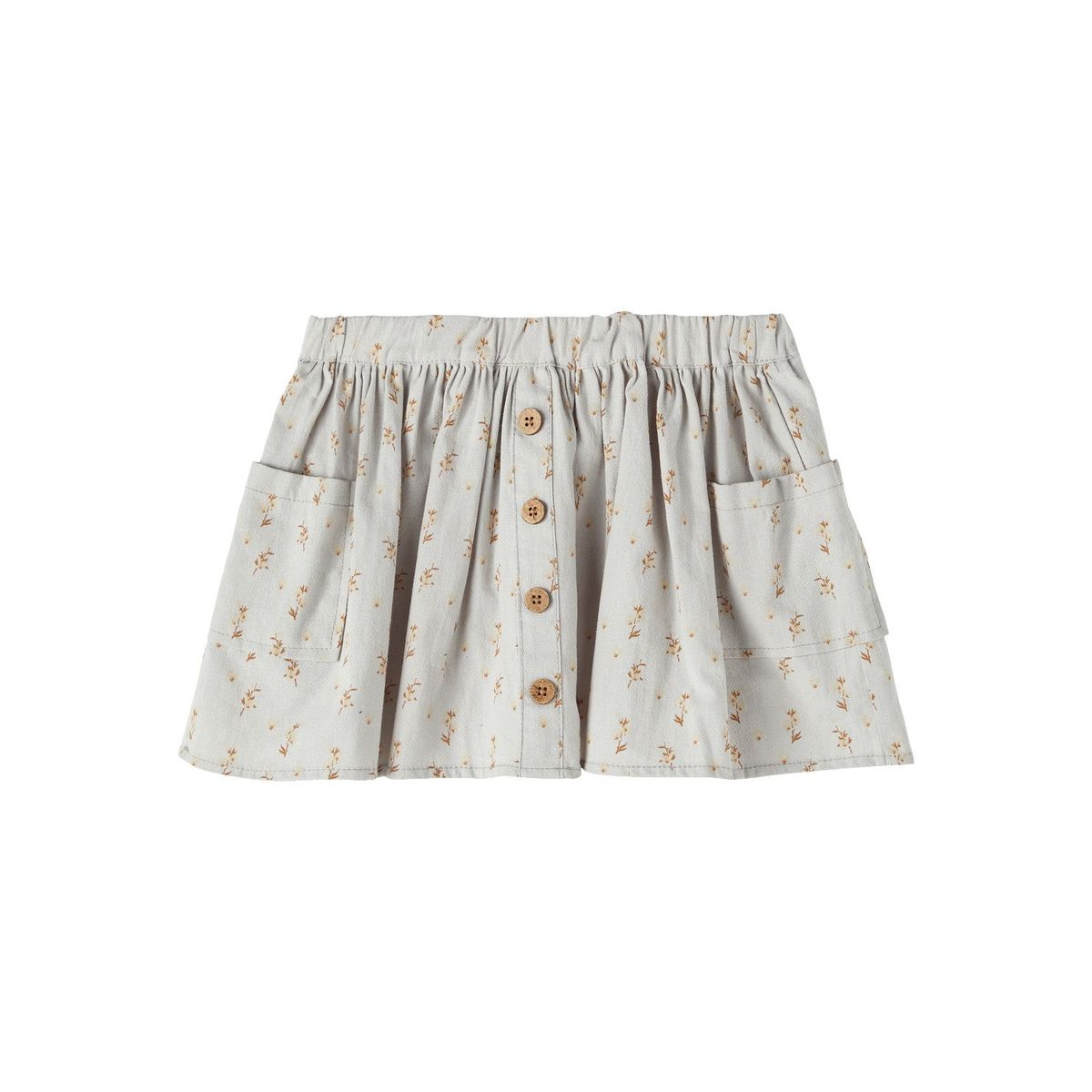 Lil Atelier Daisy Loose Skirt - Harbor Mist - 92 cm