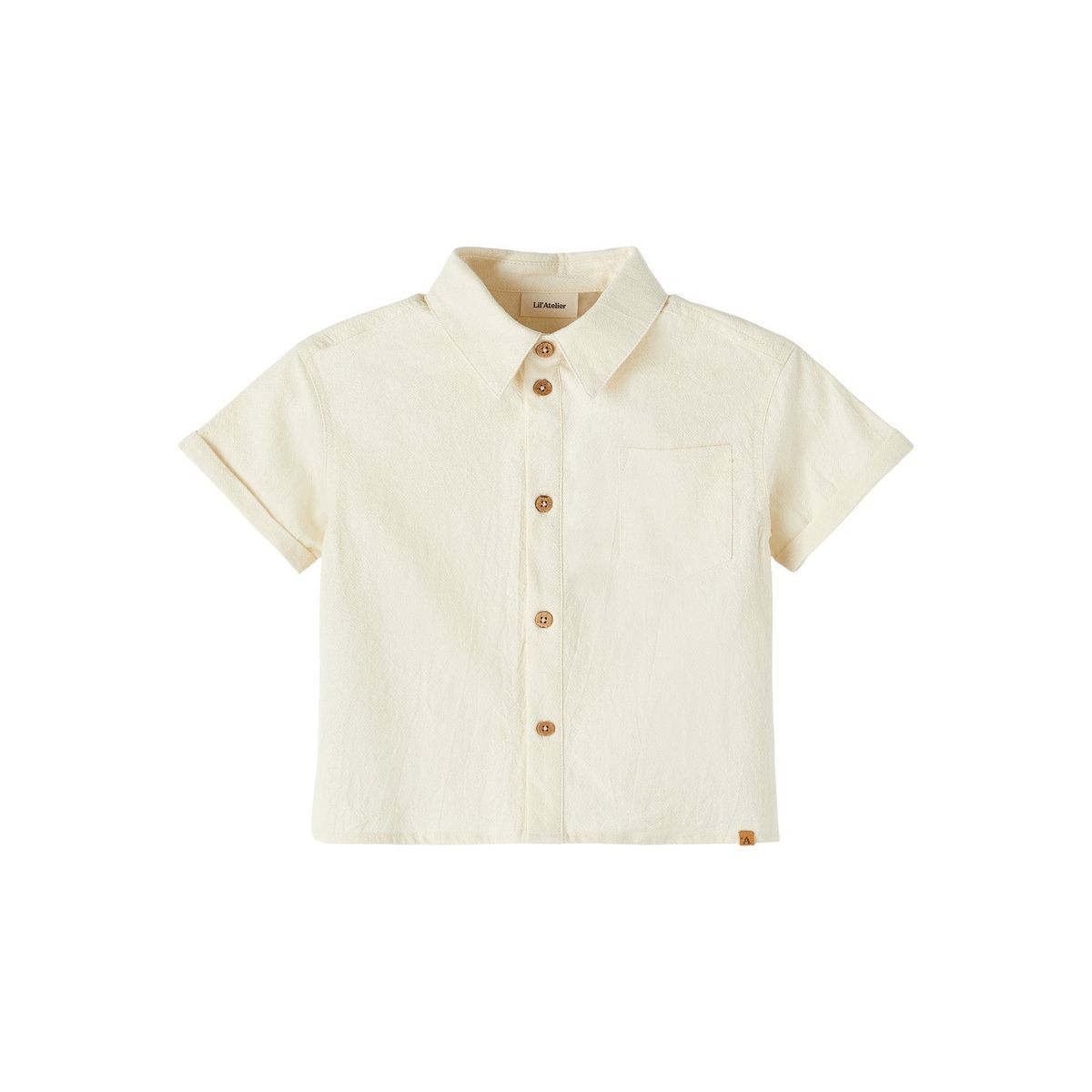 Lil Atelier Hadam Loose Shirt - Turtledove - 92 cm