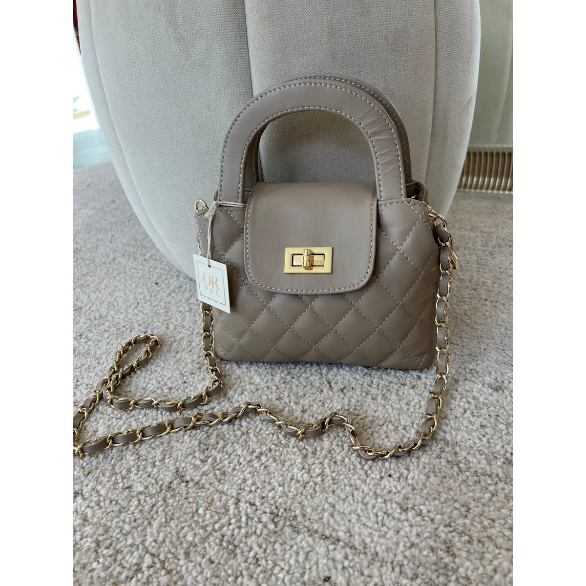 Orpel beige handbag