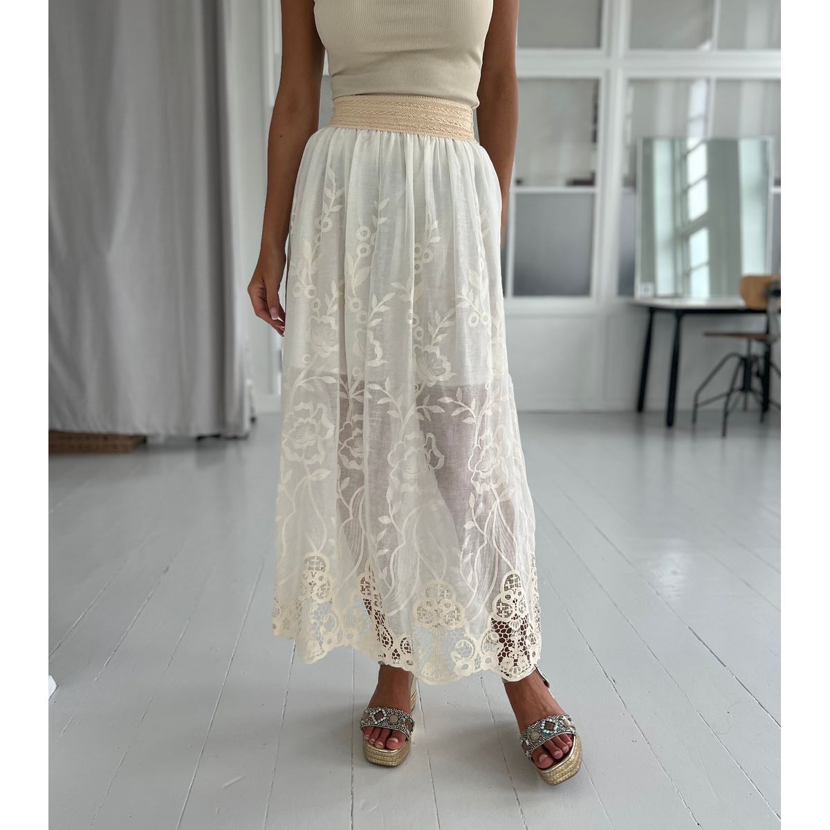 Aaberg Exclusive bohemian skirt Aaberg CPH Onesize