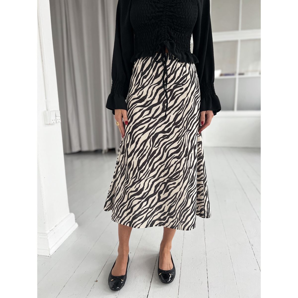 Rosy zebra skirt Aaberg CPH