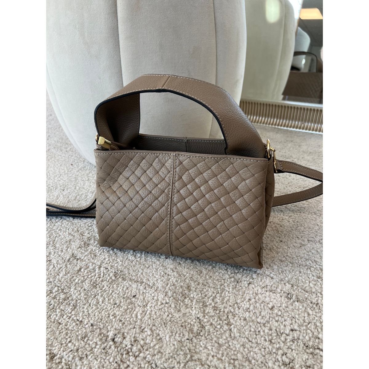 Nova taupe handbag