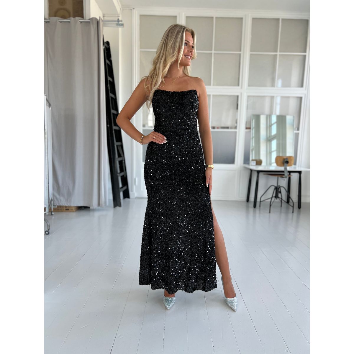 Soky Black long dress