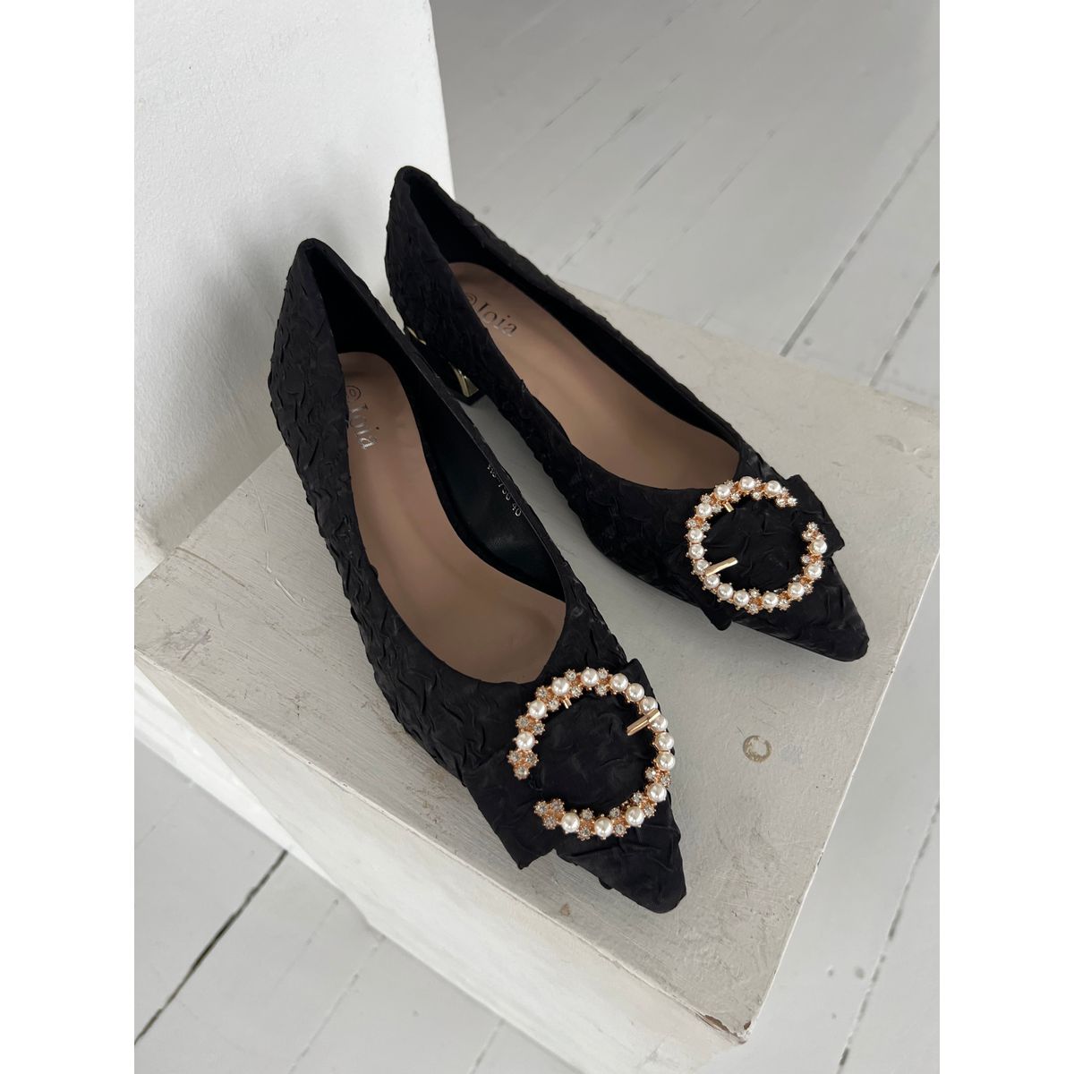 Joia Paris black ballerinas