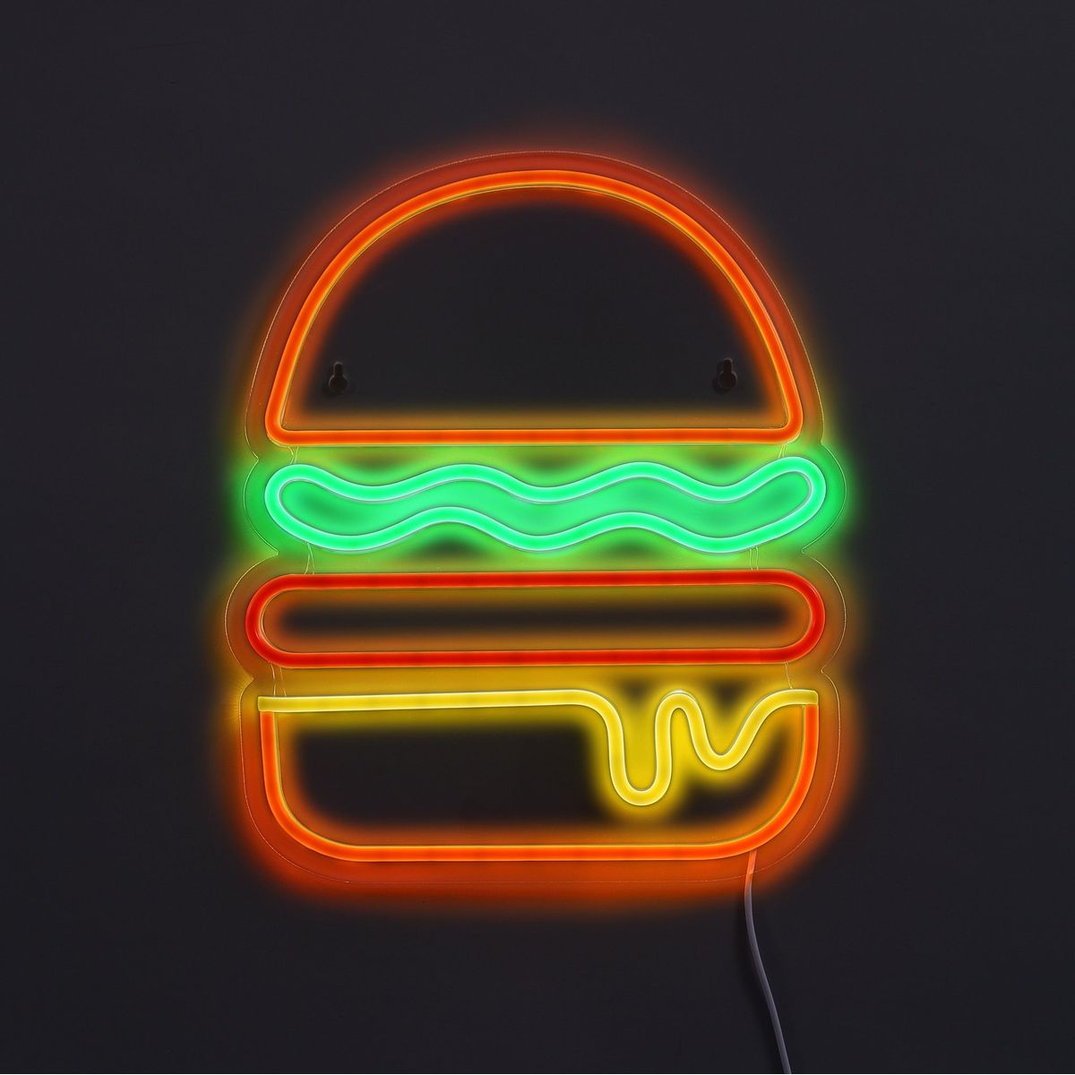 Lightish Burger Neon Væglampe