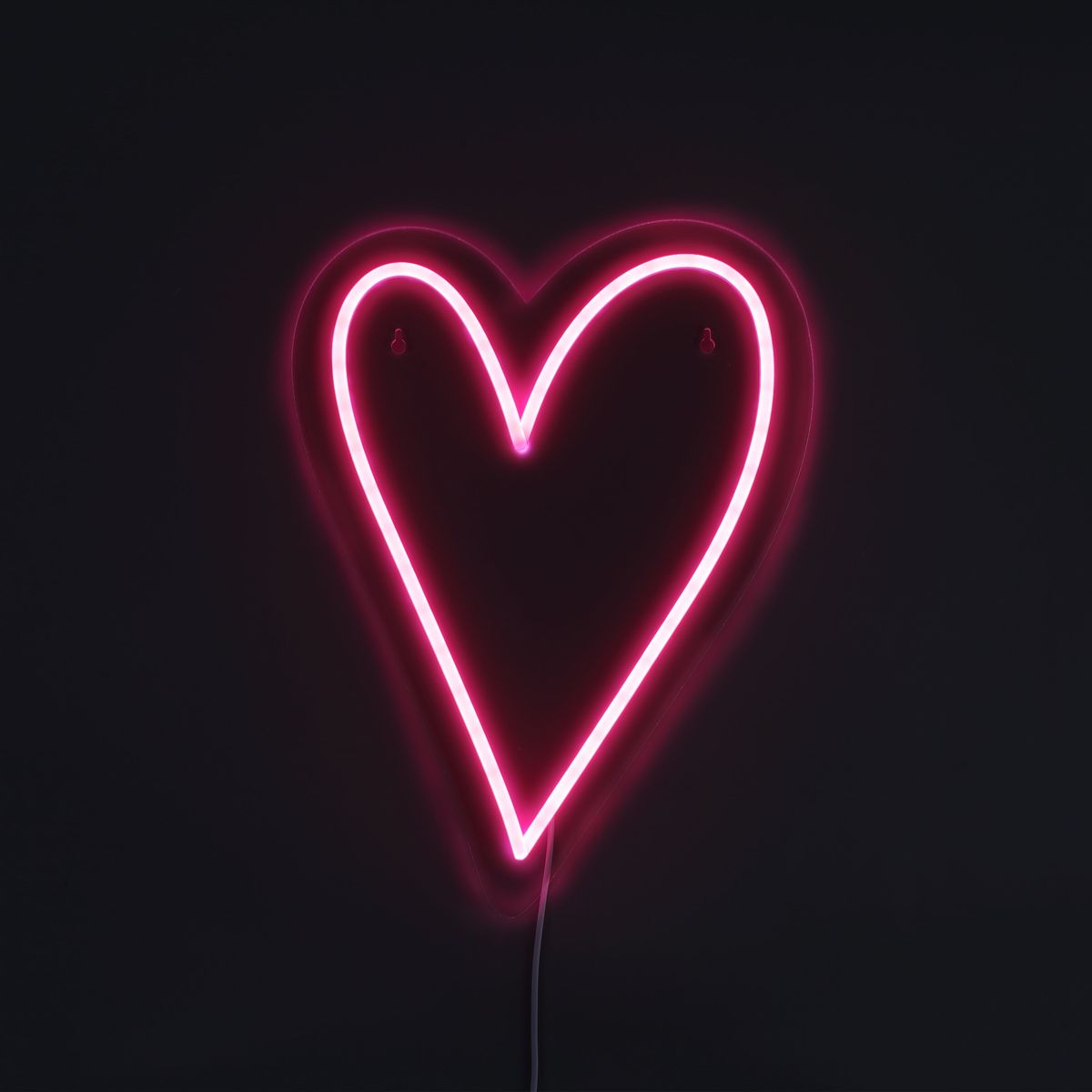 Lightish Heart Neon Væglampe