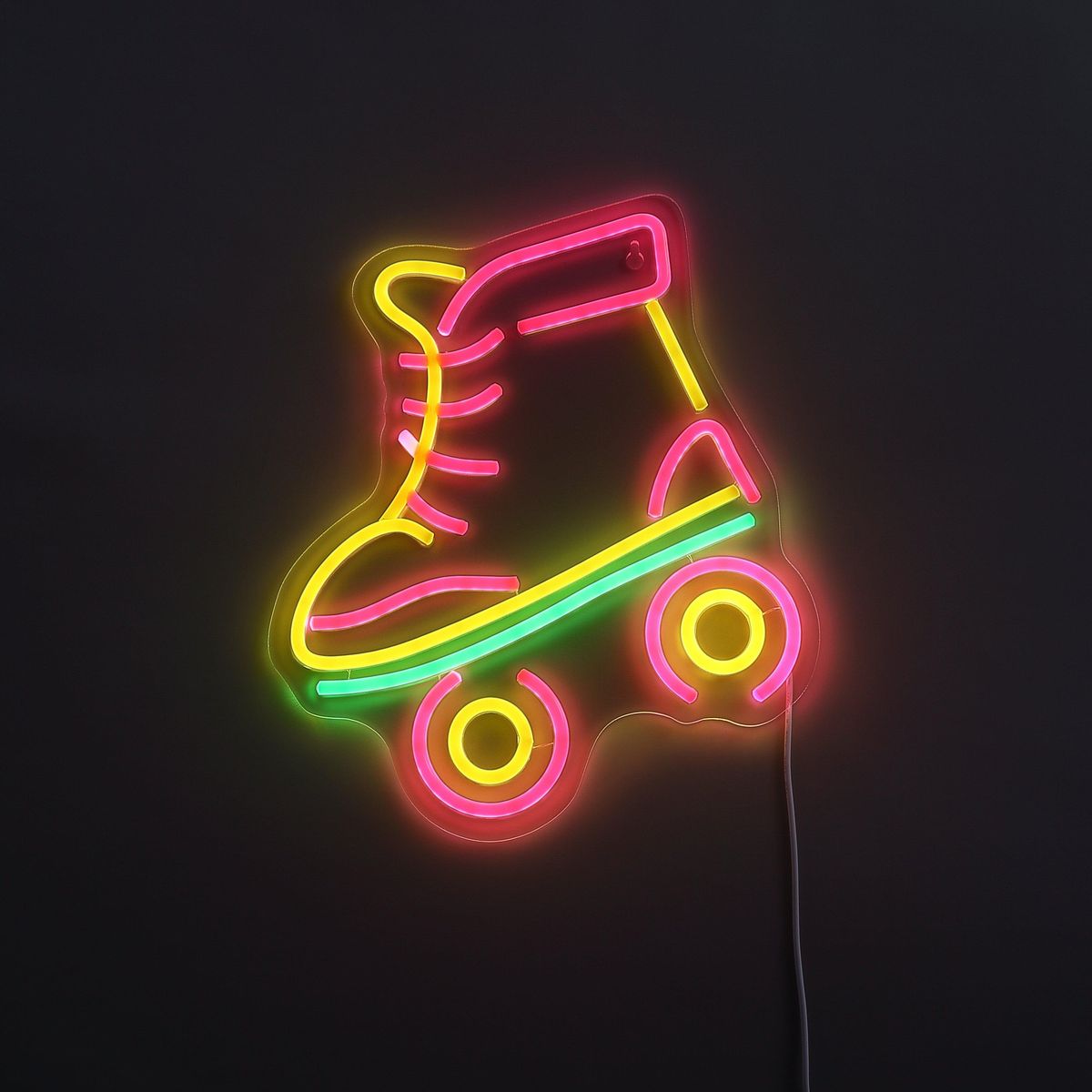 Lightish Roller Skates Neon Væglampe