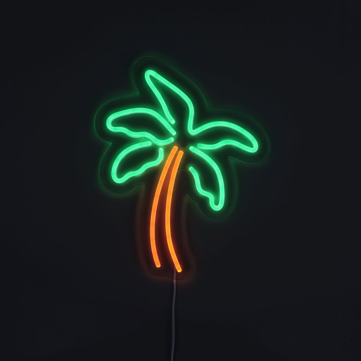 Lightish Palm Tree Neon Væglampe