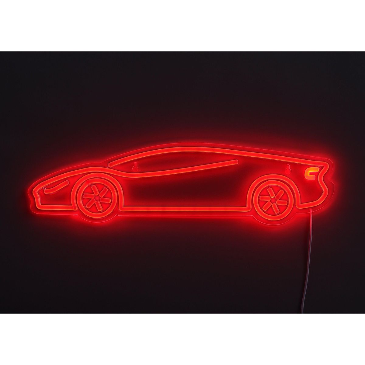 Lightish Sports Car Neon Væglampe