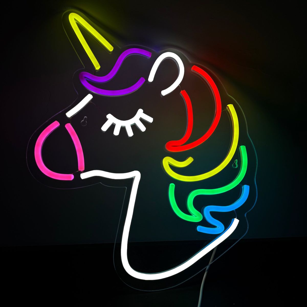 Lightish Unicorn Neon Væglampe