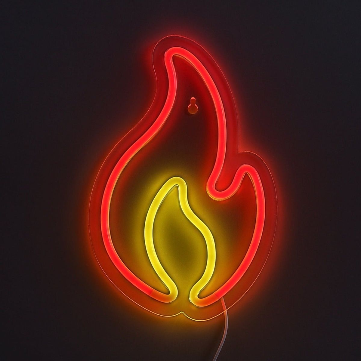 Lightish Fire Neon Væglampe