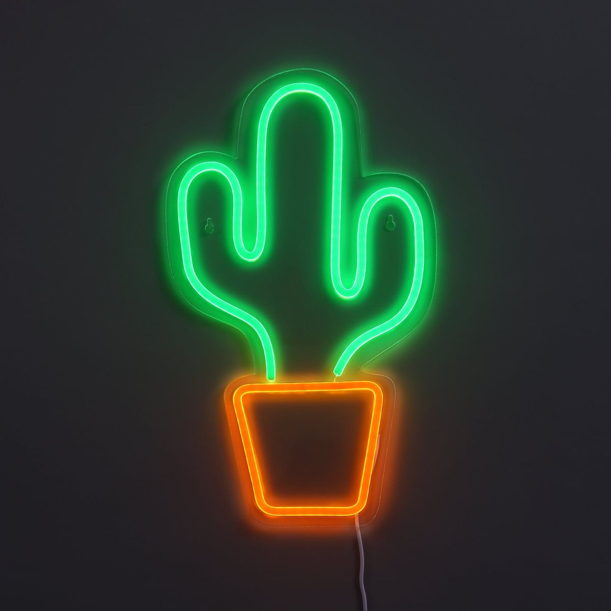 Lightish Cactus Neon Væglampe