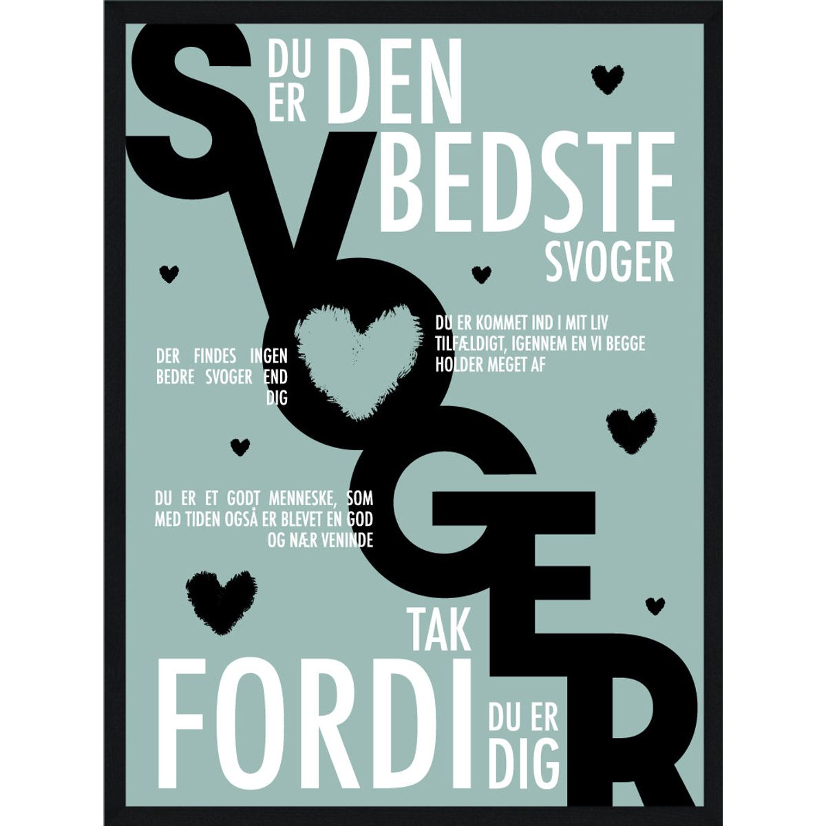 Svoger plakat - Personlig plakat