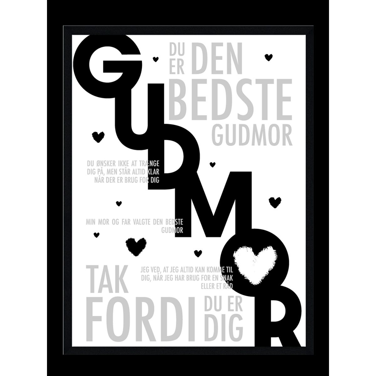 Gudmor plakat - Personlig plakat