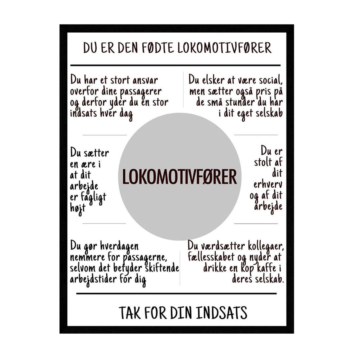 Lokomotivfører plakat