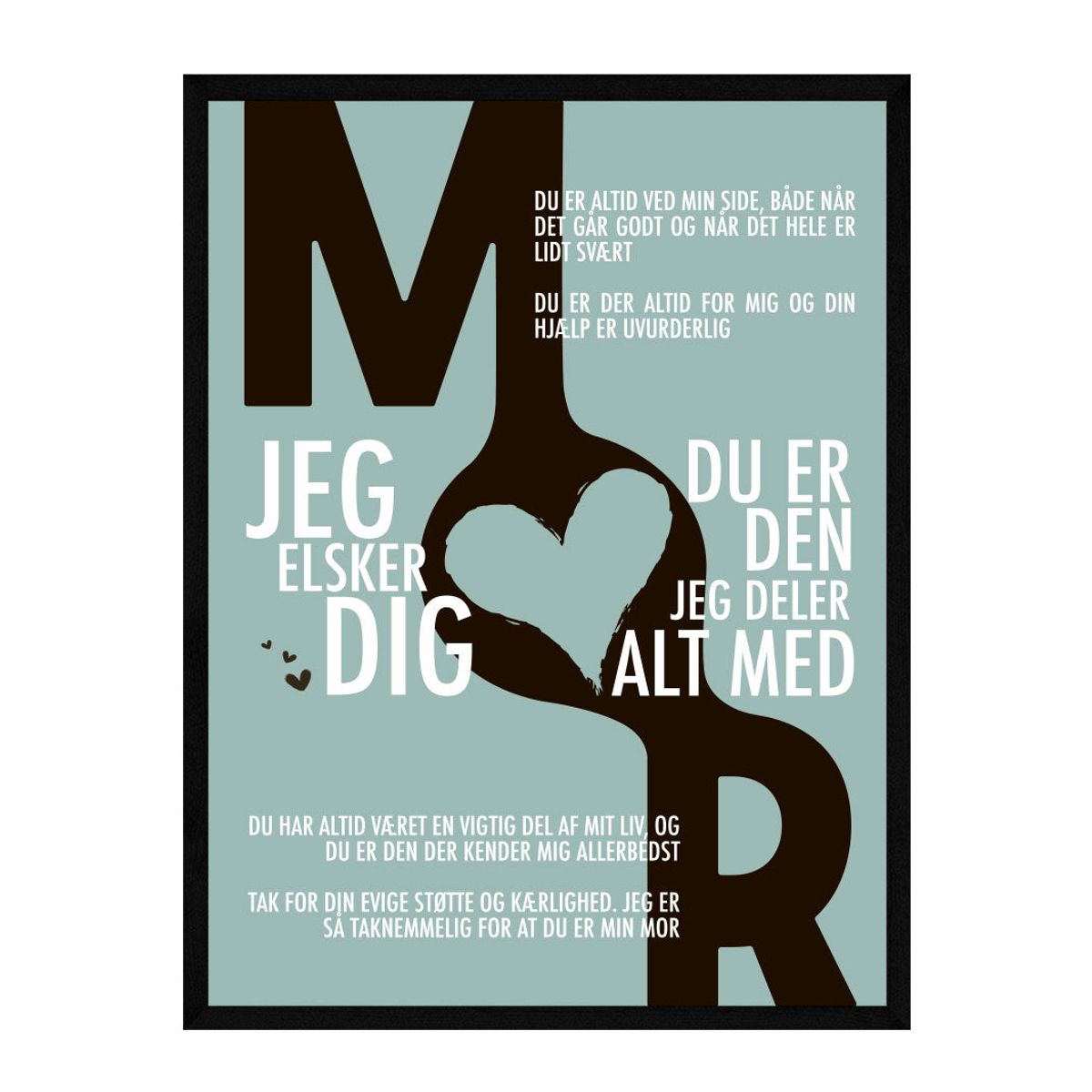 Mor plakat - Personlig plakat