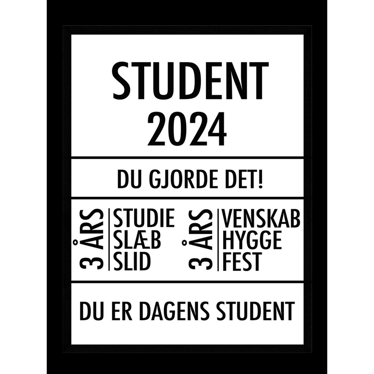 Student plakat