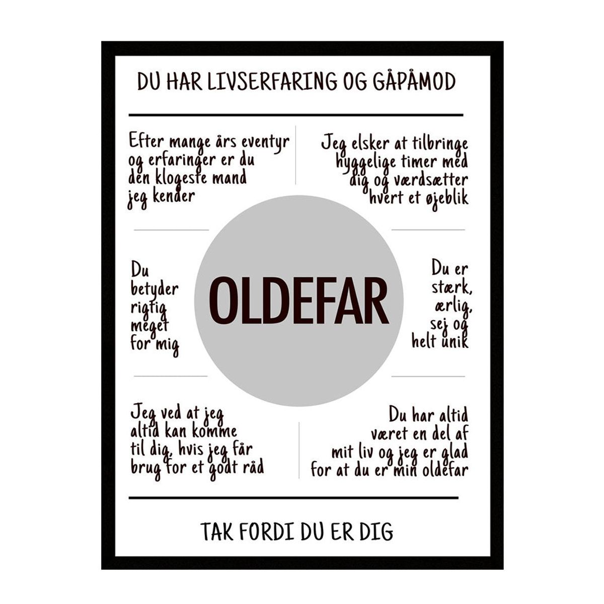 Oldefar plakat