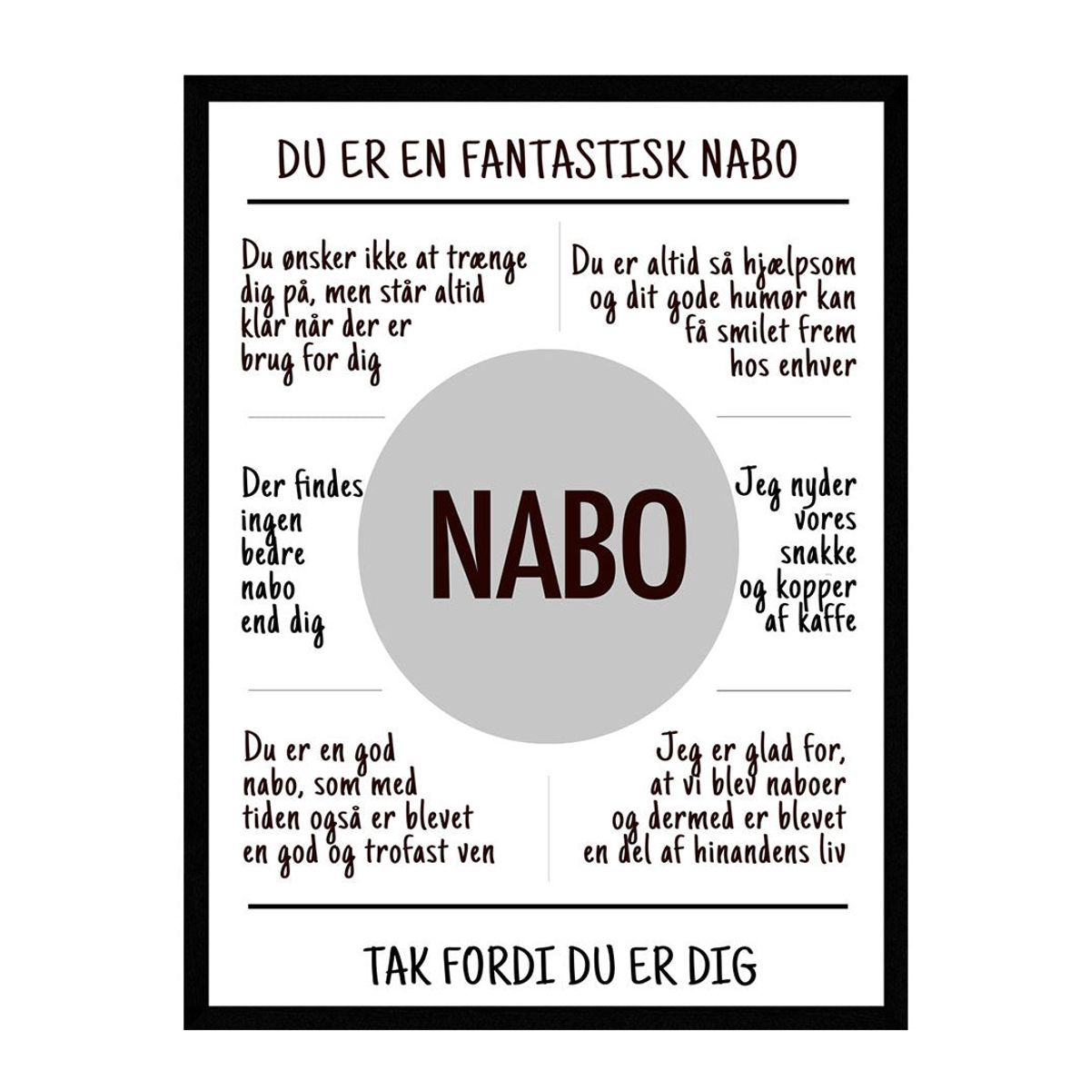 Nabo plakat