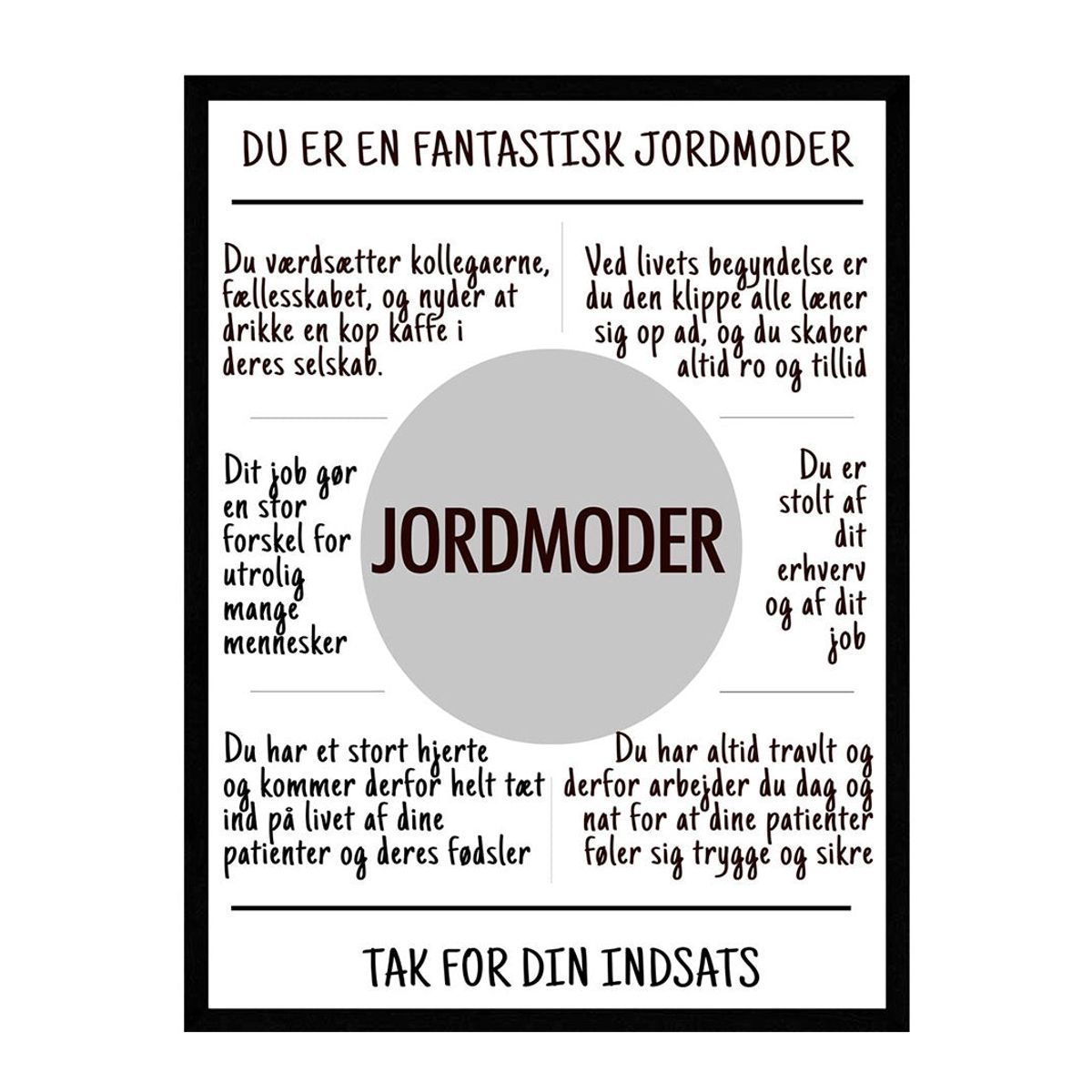 Jordmoder plakat