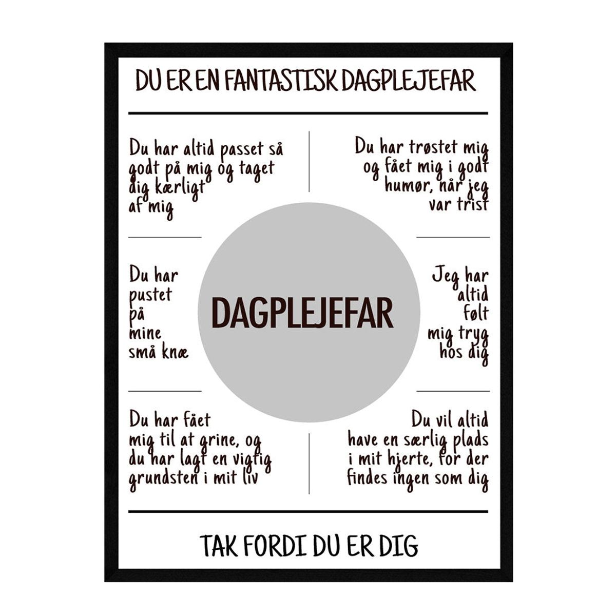 Dagplejefar plakat