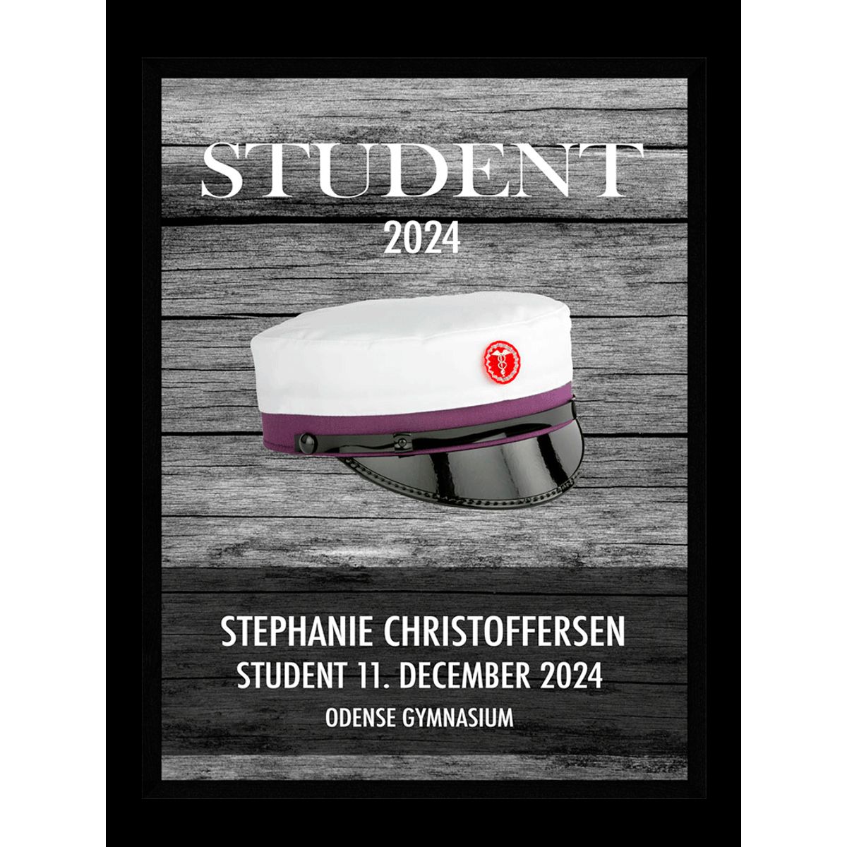 Personlig studenter plakat