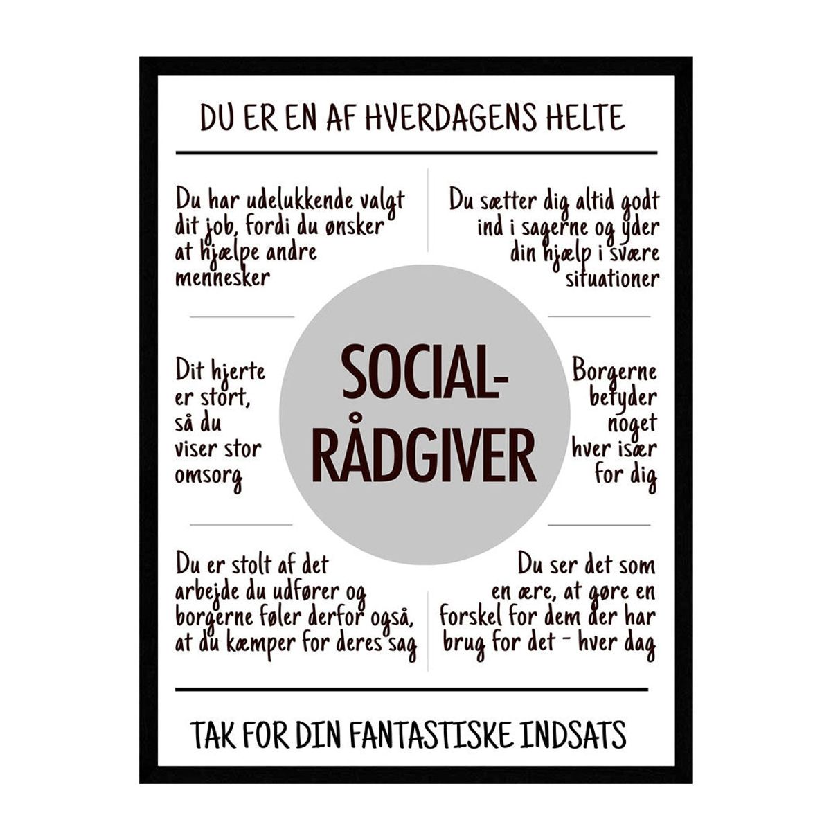 Socialradgiver plakat