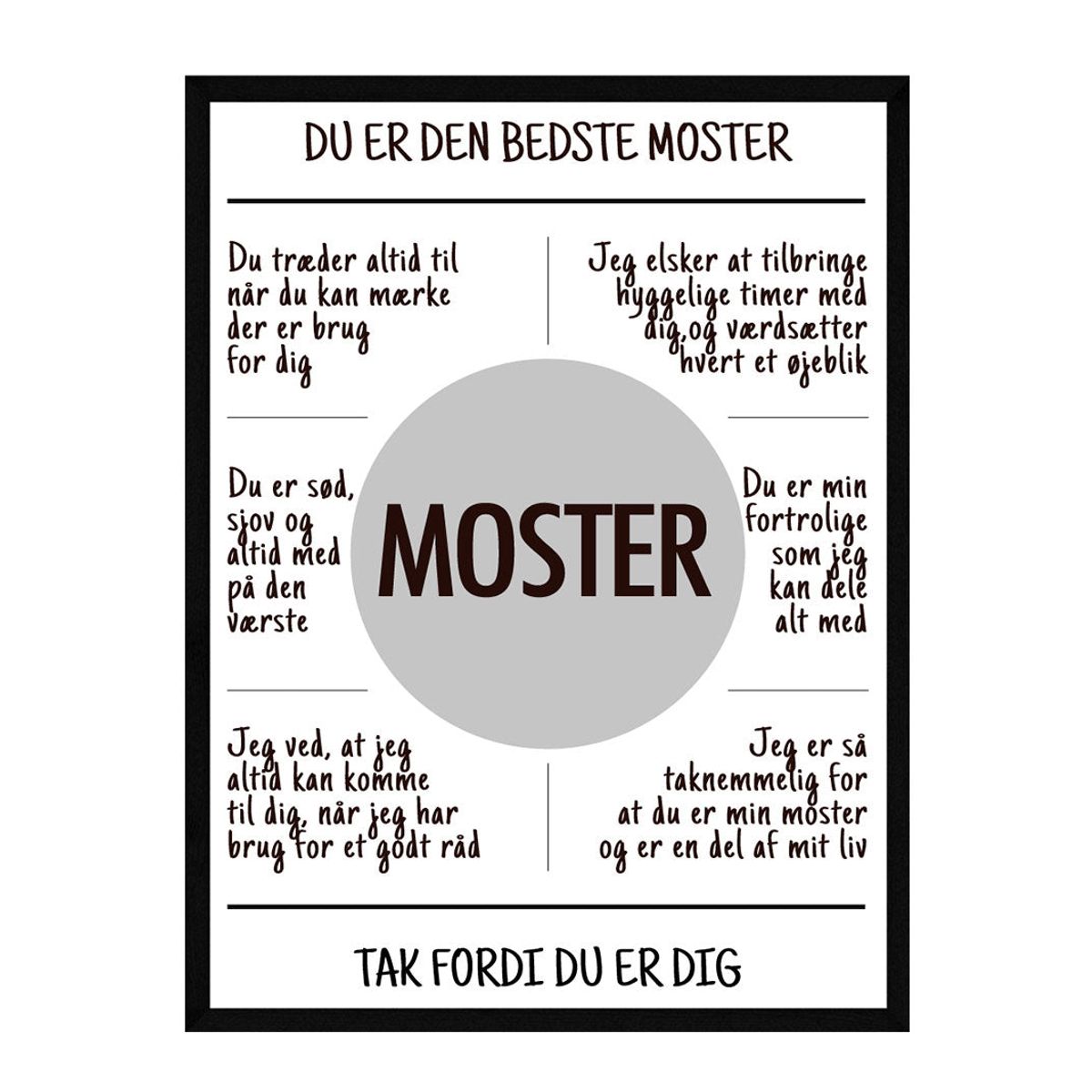 Moster plakat