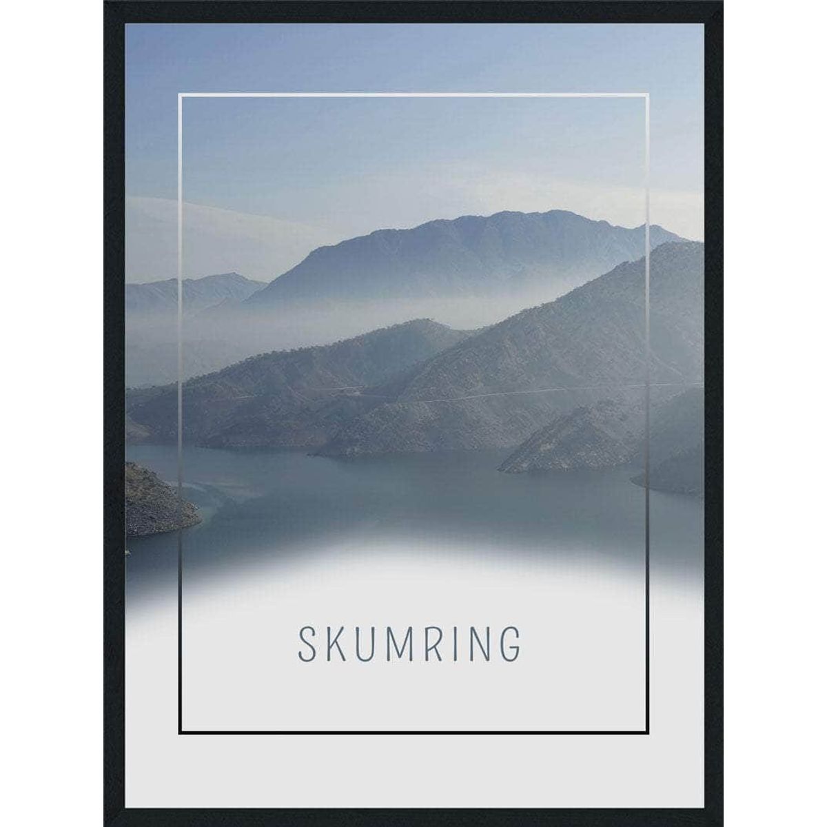 Skumring i tåge plakat