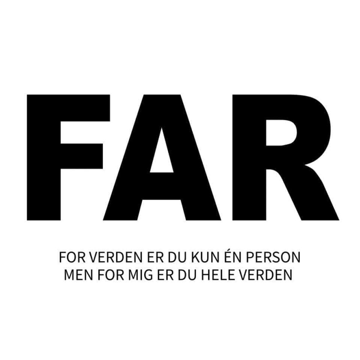 Far plakat fotoplakat