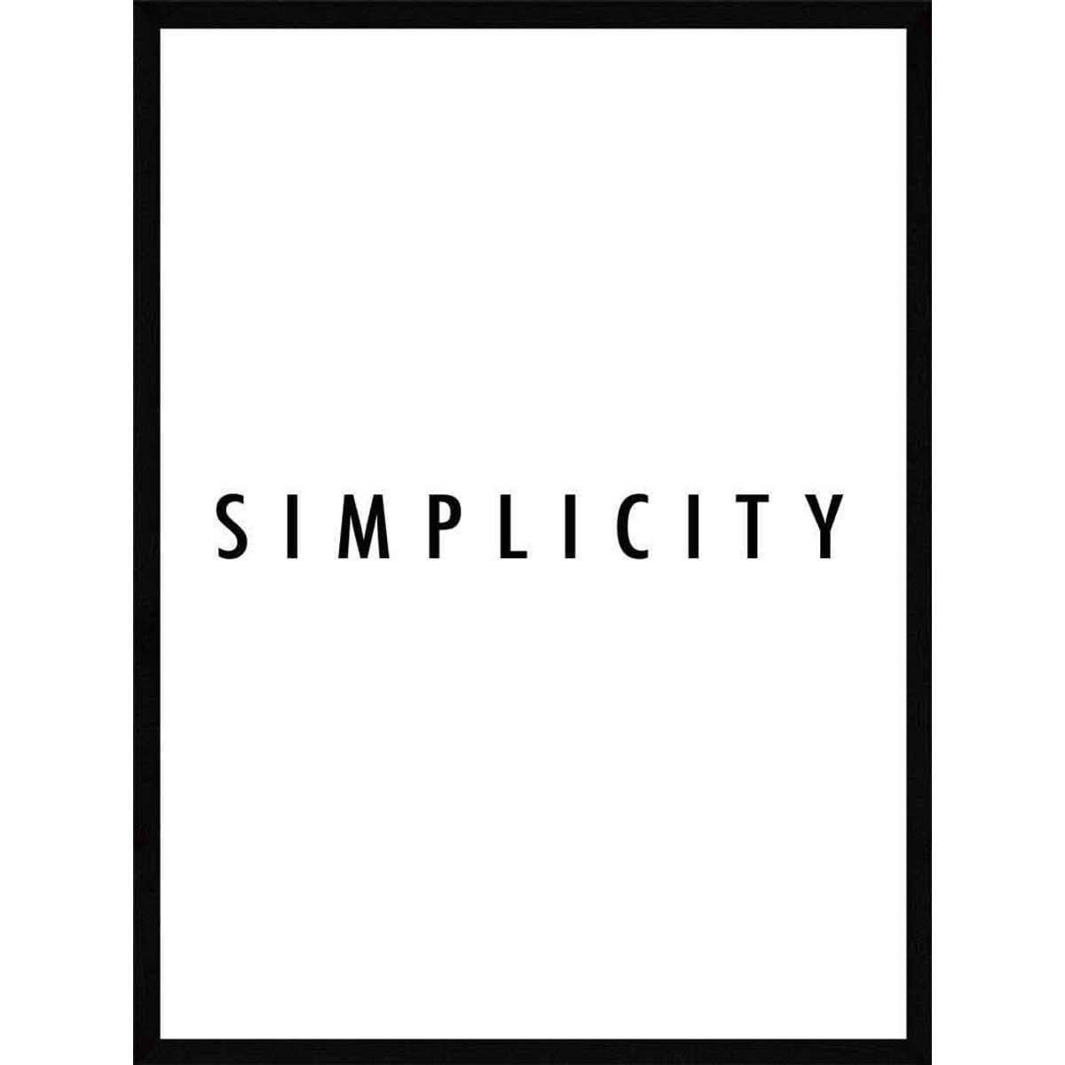 Simplicity plakat