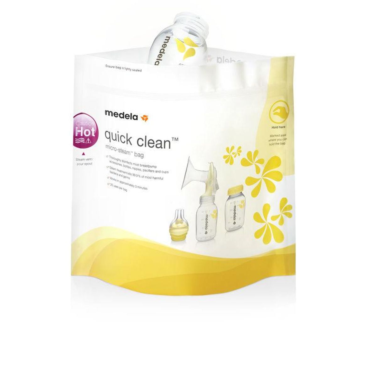 Medela Quick Clean sterilisationsposer til mikroovn, 5 stk.