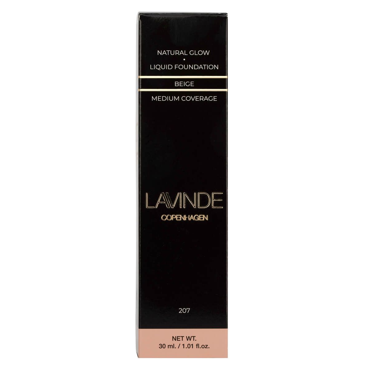 Lavinde Copenhagen NATURAL GLOW Liquid Foundation Beige (207) 30ml