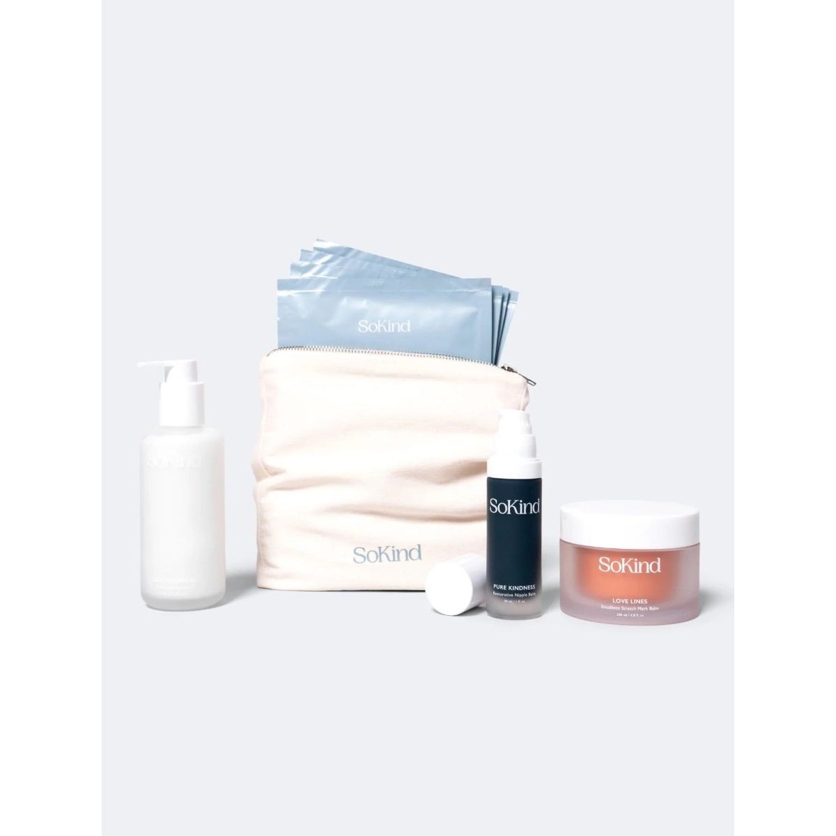 SoKind Pregnancy Skincare Kit, komplet hudplejeserie til gravide og nybagte mødre