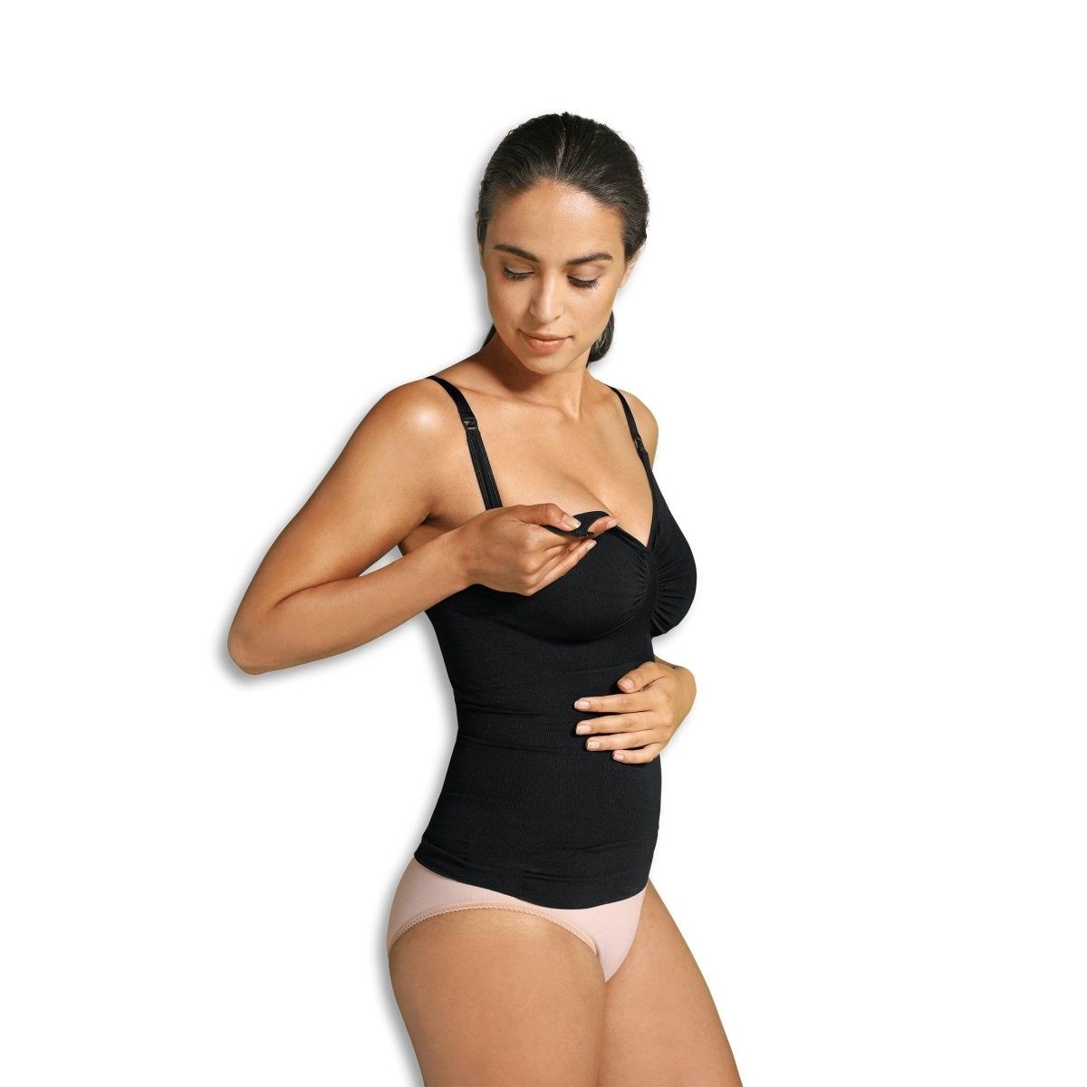 Carriwell ammetop med shapewear, sort - small